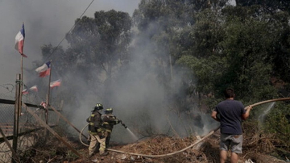 Suspeitos por incêndio florestal no Chile são presos