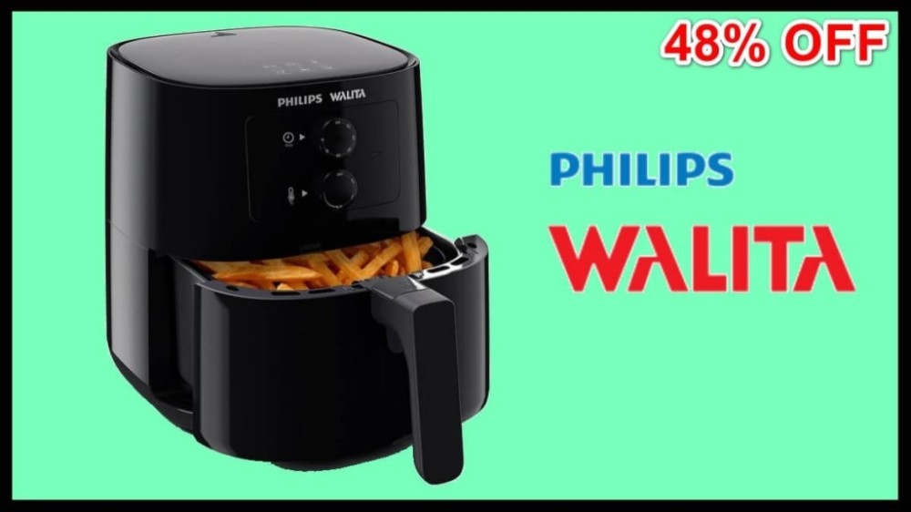 Oferta do dia: 48% de desconto na Air Fryer da Philips Walita