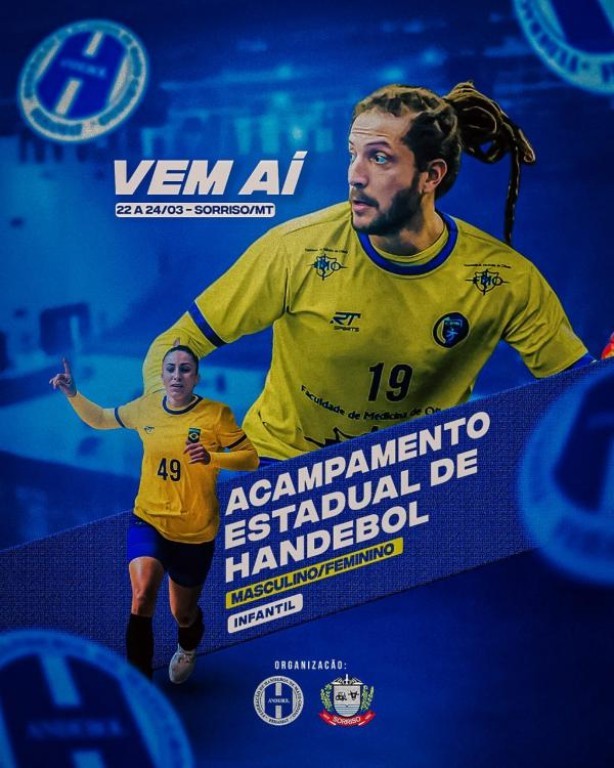 Sorriso promove Seletiva e Acampamento Estadual de Handebol