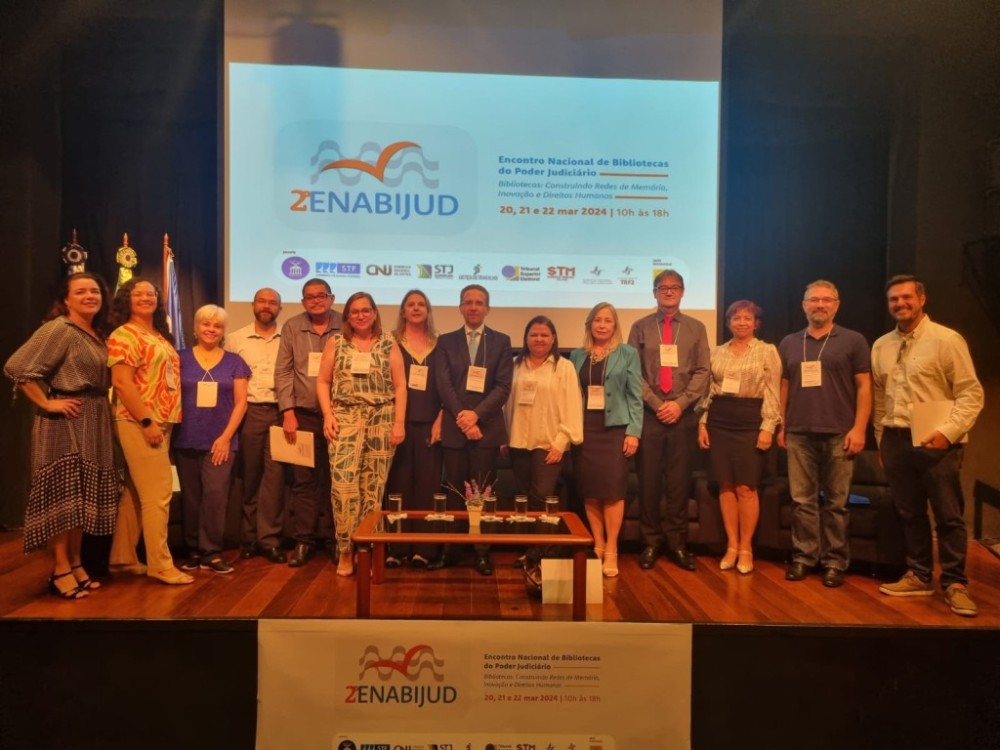 TRE-MT marca presença no 2º Encontro Nacional de Bibliotecas do Judiciário