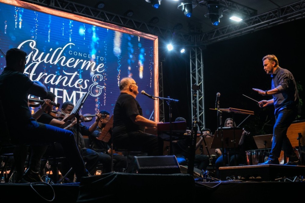 No Parque das Águas, Guilherme Arantes faz show em homenagem à capital do Pantanal: 