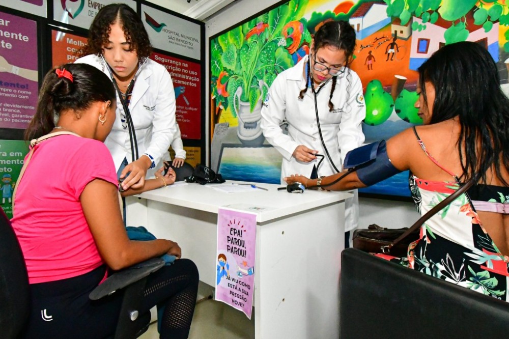 Hospital São Benedito realiza campanha de prevenção a hipertensão para servidores e pacientes