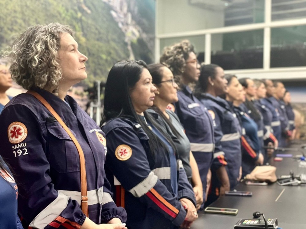 Trabalhadores do Samu são homenageados por serviços prestados à população