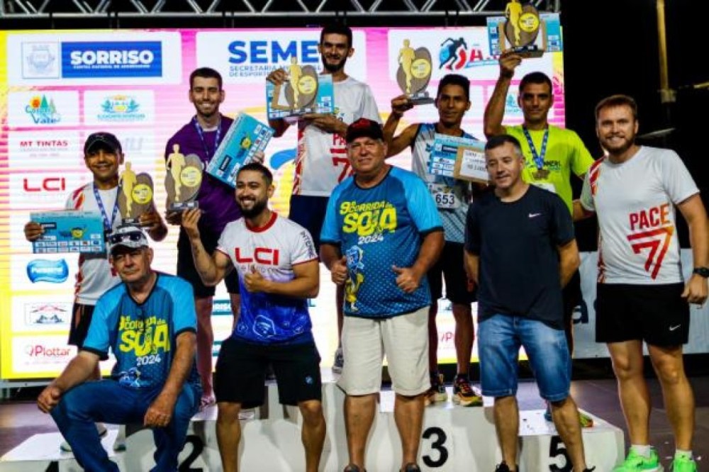 Corrida da Soja bate recorde com 2200 participantes pelas ruas de Sorriso