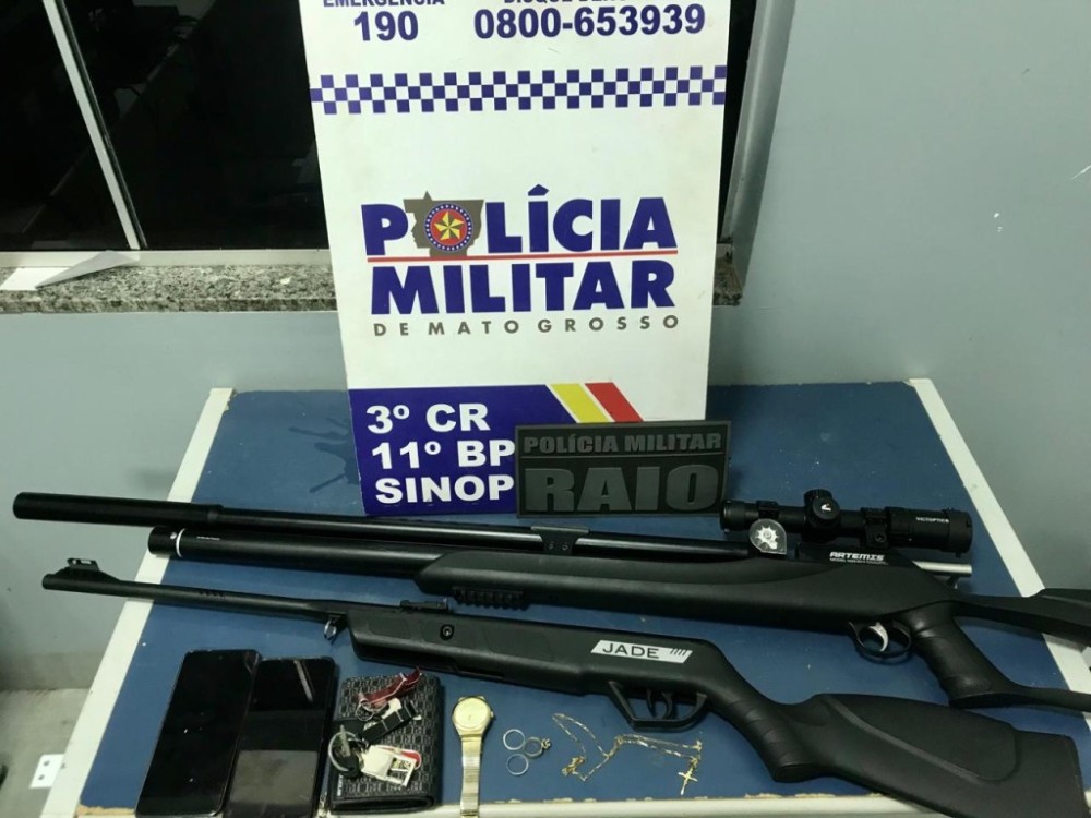 Suspeito de atirar em cachorro é preso em flagrante pela Polícia Militar